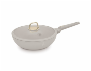 Pánev WOK s titanovým povrchem a poklicí 28 cm Sahara Collection BH-8064