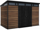 Zahradní domek Keter PENT Signature 11x7 Walnut, s podlahou
