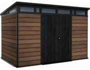 Zahradní domek Keter PENT Signature 11x7 Walnut, s podlahou