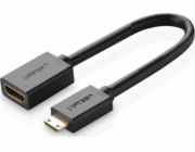 Ugreen HDMI Mini - HDMI AV adaptér černý (UGR307BLK)