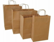 NC Envelopes PAPÍROVÉ SÁČKY 240 X 100 X 360 MM ECOBAG HNĚDÝ 1 KS.