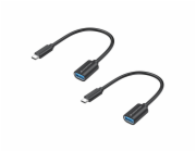 Conceptronic ABBY11B OTG-Adapter for USB-C to USB-A