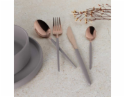 Sada příborů nerez 24 ks leštěná Taupe - Rose Gold BH-3071