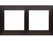 Kontakt-Simon  54 Premium PREMIUM 2násobný rám pro sádrokartonové krabice IP20 / IP44 matná černá DRK2/49