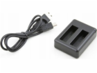 Xrec USB nabíječka pro dvě baterie pro Ahdbt-401 / Gopro ...
