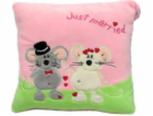 Sun-Day Mouse Polštář 2 barvy Just Married 137159 mix cen...