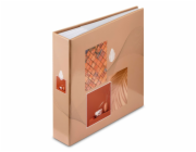 Fotoalbum Hama memo SINGO II Terracotta 10x15/200, popisové pole, zasouvací
