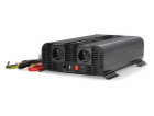 NEDIS měnič napětí/ čistá sinusoida/ 12 V DC/230 V AC 50 ...