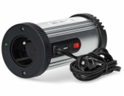 NEDIS měnič napětí/ modifikovaná sinusoida/ 12 V DC/230 V AC 50 Hz/ 150 W (300 W špička)/ USB-A/ 1x zásuvka type E