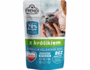 FRENDI Kousky v omáčce s králíkem - mokré krmivo pro kočky - 100 g