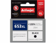 Activejet AH-653BRX Inkoust pro tiskárny HP; Náhradní inkoust HP 653XL 3YM75AE; Premium; 720 stran; černý