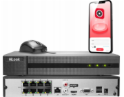 Hilook IP rekordér 4MP NVR-8CH-H/8P bílý