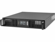 Qoltec 52285 nepřerušitelný zdroj napájení UPS pro RACK | 1kVA | 1000W | Účiník 1,0 | LCD | EPO | USB | On-line