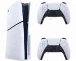 PlayStation 5 1TB (Model Slim) + PlayStation 5 DualSense Wireless Controller, black & white [CFI-2016]