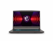 MSI Thin 15 B12UC-1621XPL Intel Core i5 i5-12450H Laptop 39,6 cm (15.6") Full HD 16 GB DDR4-SDRAM 512 GB SSD NVIDIA GeForce RTX 3050 Wi-Fi 6E (802.11ax) NoOS Černá