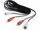 GEMBIRD Kabel přípojný 2xcinch/2xcinch, 1,8m audio