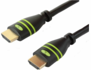 TECHLY 304482 Monitor cable HDMI-HDMI M/M 1.4 Ethernet shielded 3m black