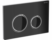 Splachovací tlačítko Geberit SIGMA21 PŘEDNÍ TLAČÍTKO, ČERNÉ DĚLENÉ.