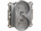 Design Schneider Sedna, zásuvka 2x2p+PE s nádechem do rám...