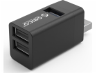 ORICO MINI HUB USB-A 3x USB-A (2x2.0 1x3.1) MINI-U32L-BK-BP
