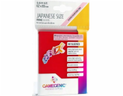 Gamegenic : japonské rukávy velikosti Prime (62x89 mm) 60 kusů, červená