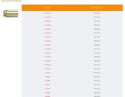 AGAflex Mosazný nástavec 1-10 mm