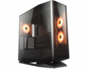 COUGAR PC skříň FV270 Black Mid tower tempered curved glass perimeter quick detachable air filters up to 9 fans