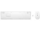 HP 655 Wireless Mouse and Keyboard CZ-SK White