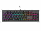 Genesis tichá herní klávesnice THOR 303/RGB/Outemu Peach ...