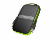 ARMOR A60 1TB USB 3.0 ČERNO-ZELENÁ / ARMORED proti nárazům / prachu a vodě