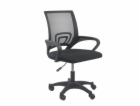 Topeshop MORIS černá ARMCHAIR kancelářská/počítačová židl...