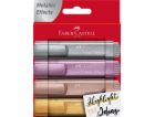 Faber-Castell zvýrazňovač TL 46 metalický 4-balení pouzdr...