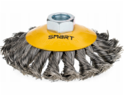 Chytrý pletený drátěný kotoučový kartáč 100 mm, ohnutý typ smart
