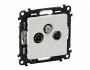 Valena LIFE bílá zásuvka TV-RD-SAT hvěz.