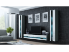 Cama Sestava obývací skříňky VIGO NEW 3 šedo/bílý lesk