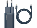 Baseus Super Si Napájecí nabíječka s kabelem USB-C na Lig...