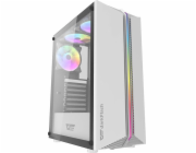 Darkflash DK151 white Počítačová skříň  se 3 ventilátory (bílá)
