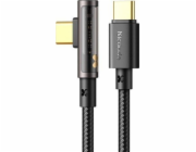 Kabel USB-C na USB-C Prism 90 stupňů Mcdodo CA-3401, 100W, 1,8 m (černý)
