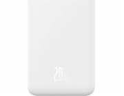 Magnetická mini powerbanka Baseus 5000mAh, USB-C 20W (bílá)