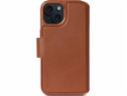 Decoded Leather Detachable Wallet for iPhone 15 Plus Tan