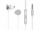 Drátová sluchátka JR-EW03, poloviční do uší (stříbrná)