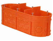 Simet Simet krabice pod omítku M3x60F 33167008 60mm trojitá oranžová