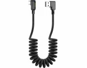 Kabel USB na USB-C, Mcdodo CA-7310, úhlový, 1,8 m (černý)
