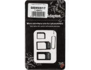 M-Life Nano Sim adaptér 3v1 černý (GSM0517)