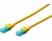 Digitus  CAT 5e U-UTP patch kabel PVC AWG 26/7 délka 25m barva žlutá