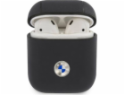 BMW Geniune Kožené ochranné pouzdro pro AirPods 1/2 tmavě...
