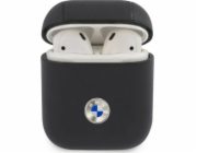 BMW Geniune Kožené ochranné pouzdro pro AirPods 1/2 tmavě modrá