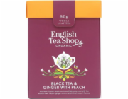 English Tea English Tea Shop, sypaný čaj, černý čaj & zázvor s broskví, 80 g
