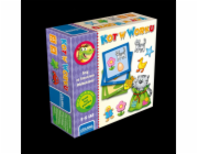 Granna Puss in a Poke Playing with Slacker the Dragon (00358)