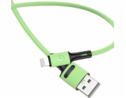 Usams USB-A – Lightning kabel 1 m zelený (69867-uniw)